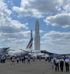 Paris Air Show 2025 where the defence industry meet.
