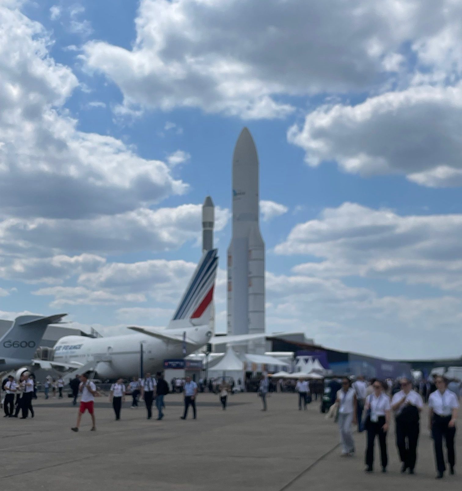 Paris Air Show 2025 where the defence industry meet.