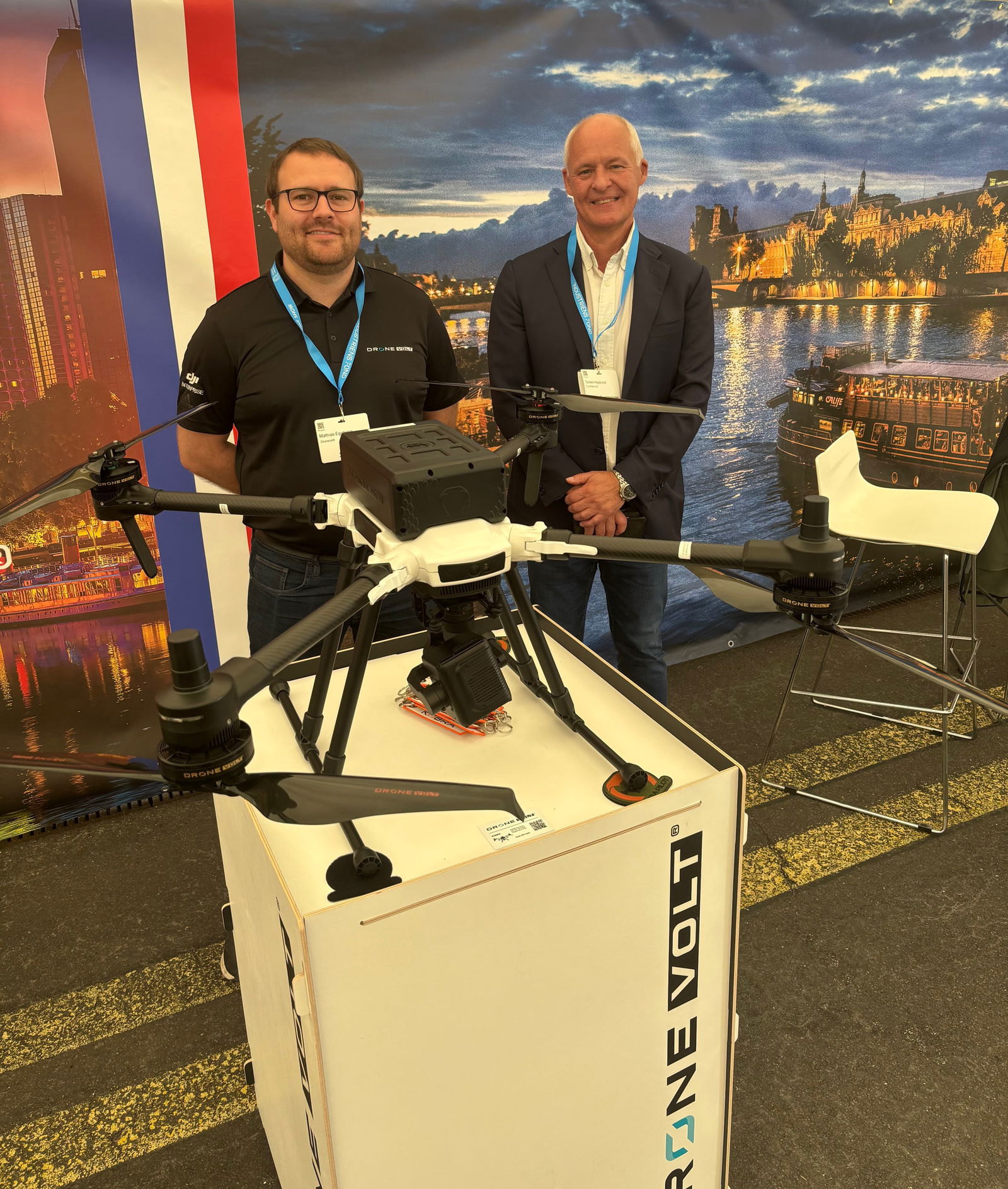 Torben Hajslund at the International Drone Show in Odense.