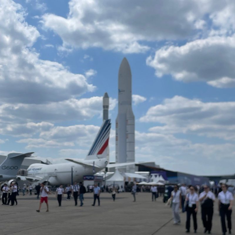 Paris Air Show 2025 where the defence industry meet.