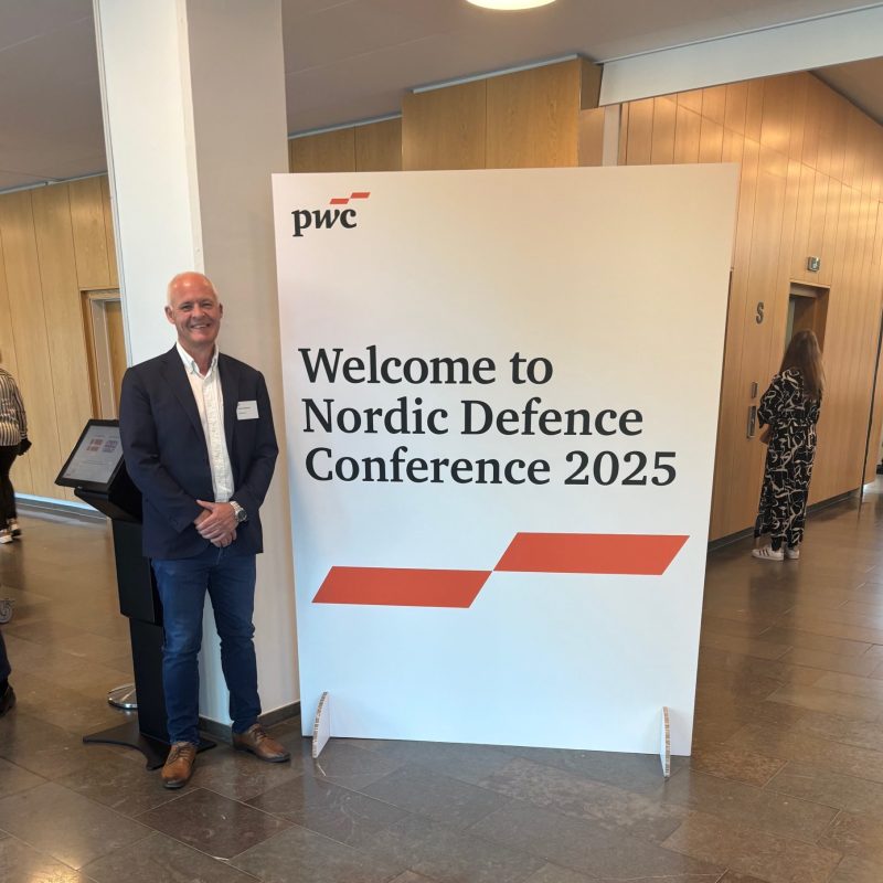 Torben Hajslund, CONFIDEE at Defence Event talking about disruption.